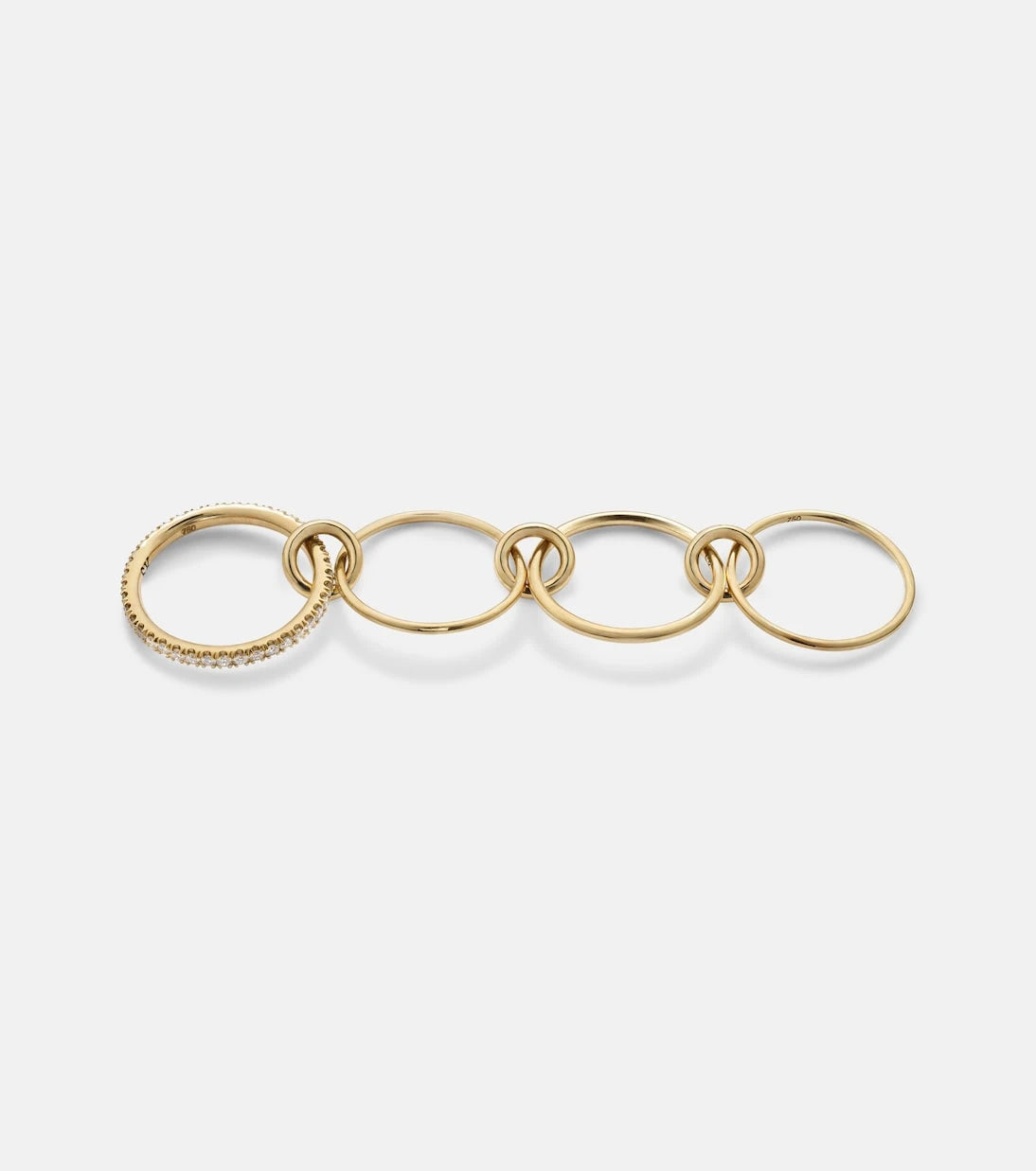 Spinelli Kilcollin - Pisces Pavé 18kt gold ring with diamonds