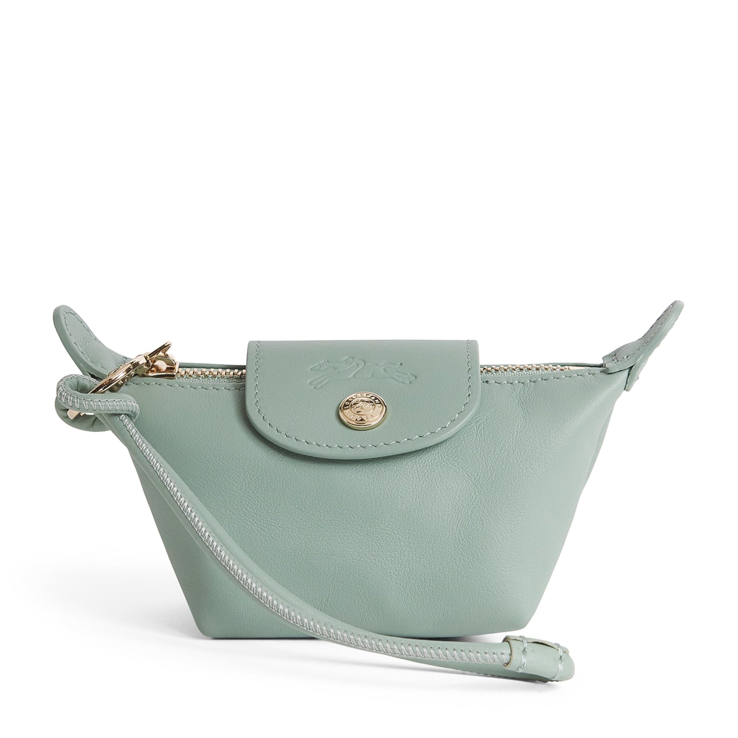 Longchamp Blue Leather Le Pliage Xtra Coin Purse