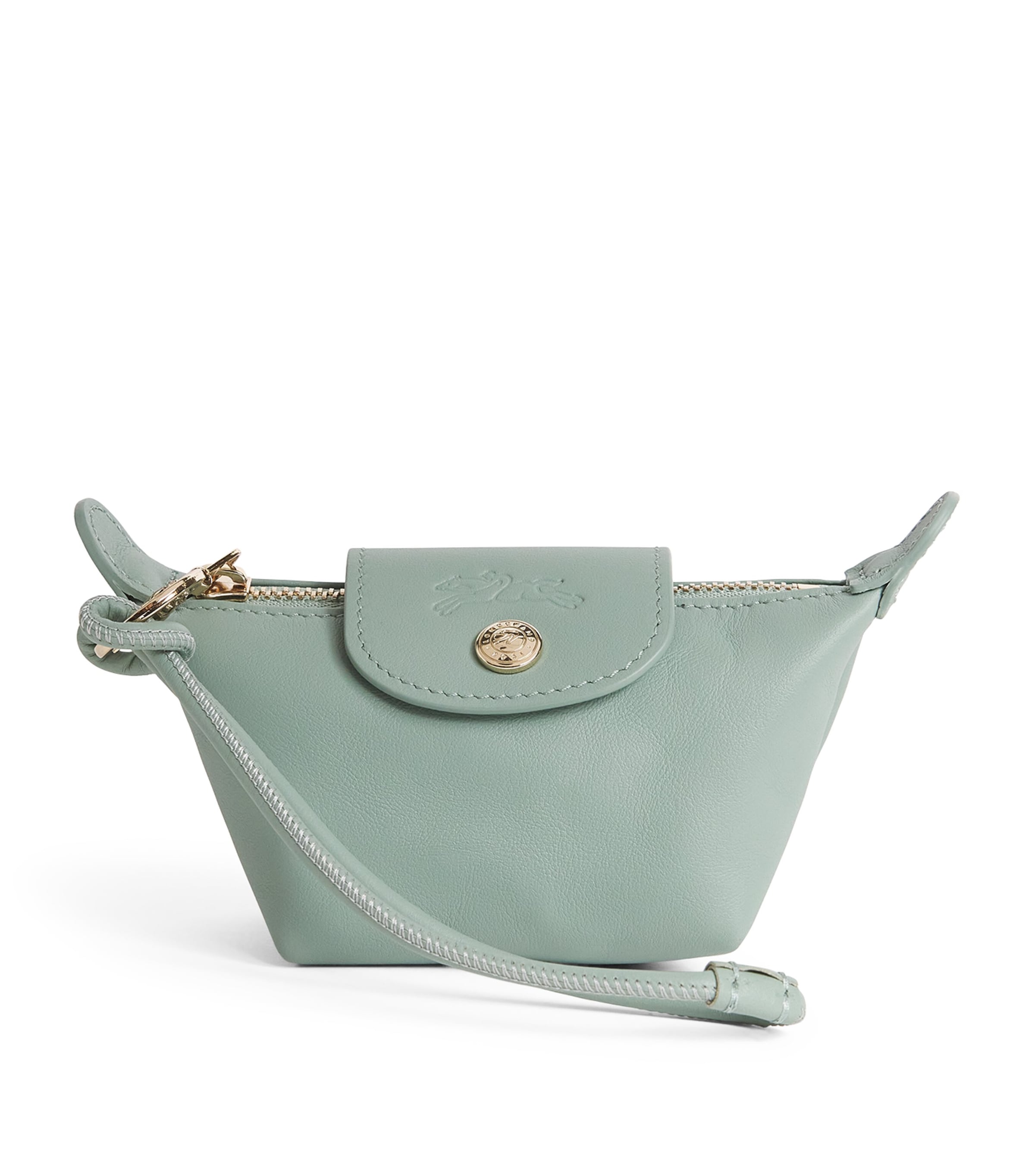 Longchamp Blue Leather Le Pliage Xtra Coin Purse