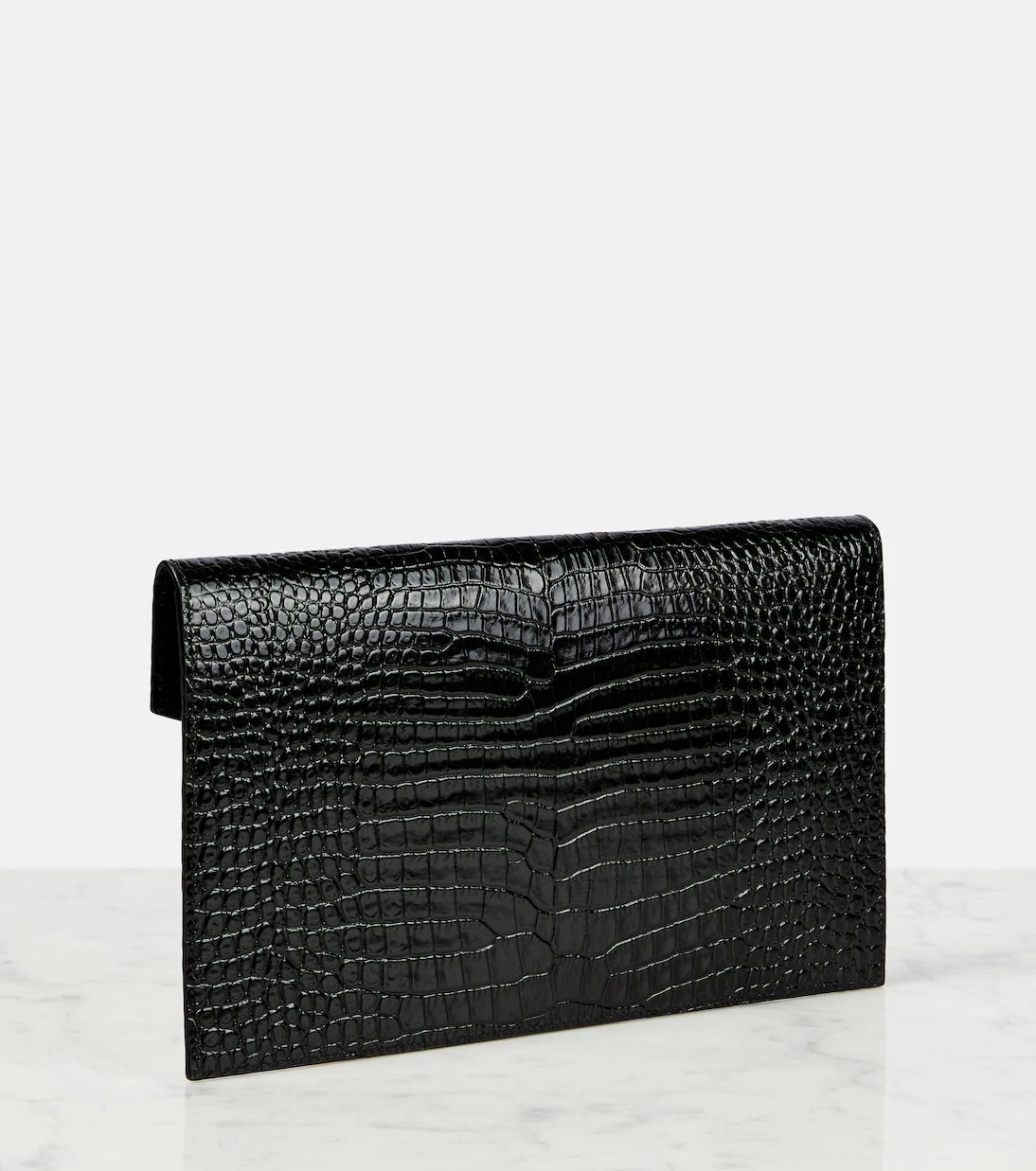 Saint Laurent - Uptown patent leather clutch