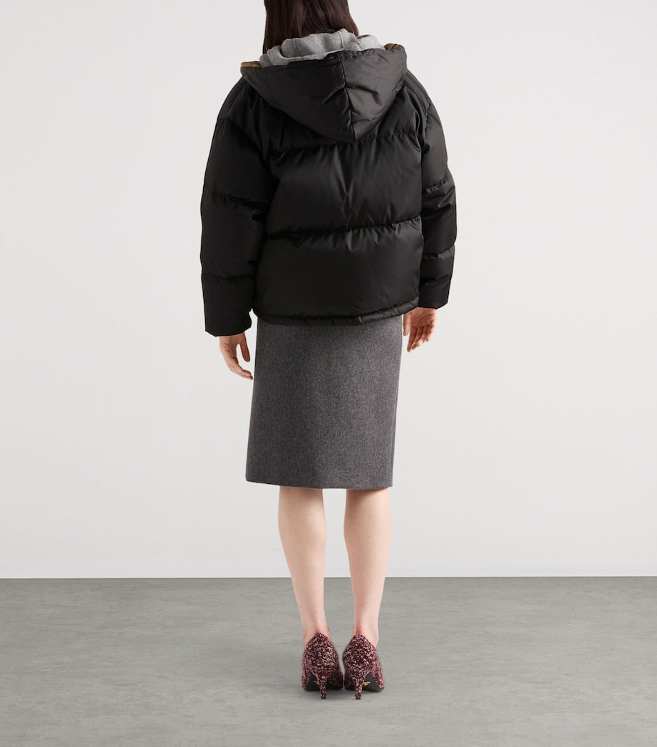 Prada Black Re-Nylon Down Jacket