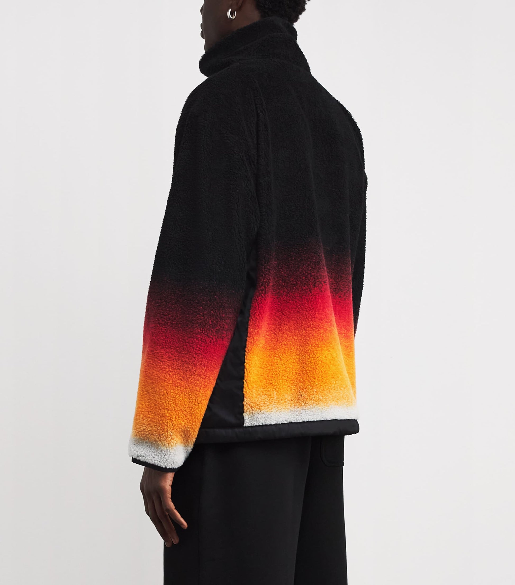 Multi Gradient Zip-Up Fleece