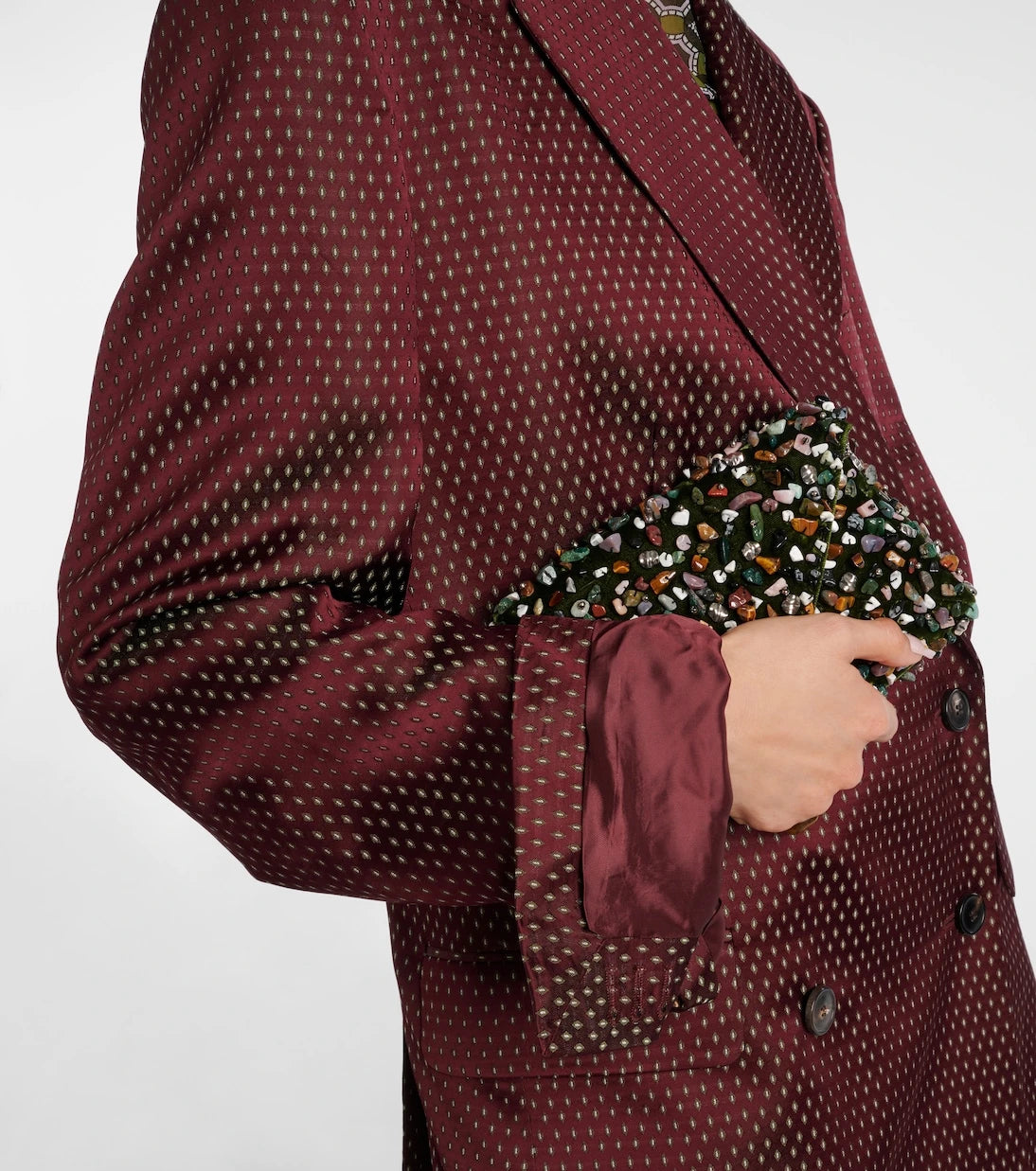 Dries Van Noten - Polka-dot double-breasted blazer