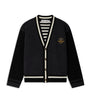 Wool Contrast-Stripe Cardigan (4-14 Years)