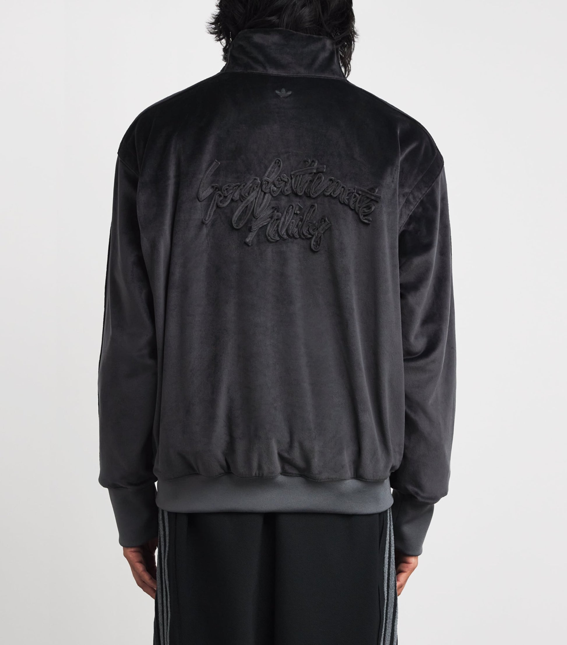 Black Originals x Song for the Mute Velvet Track Jacket