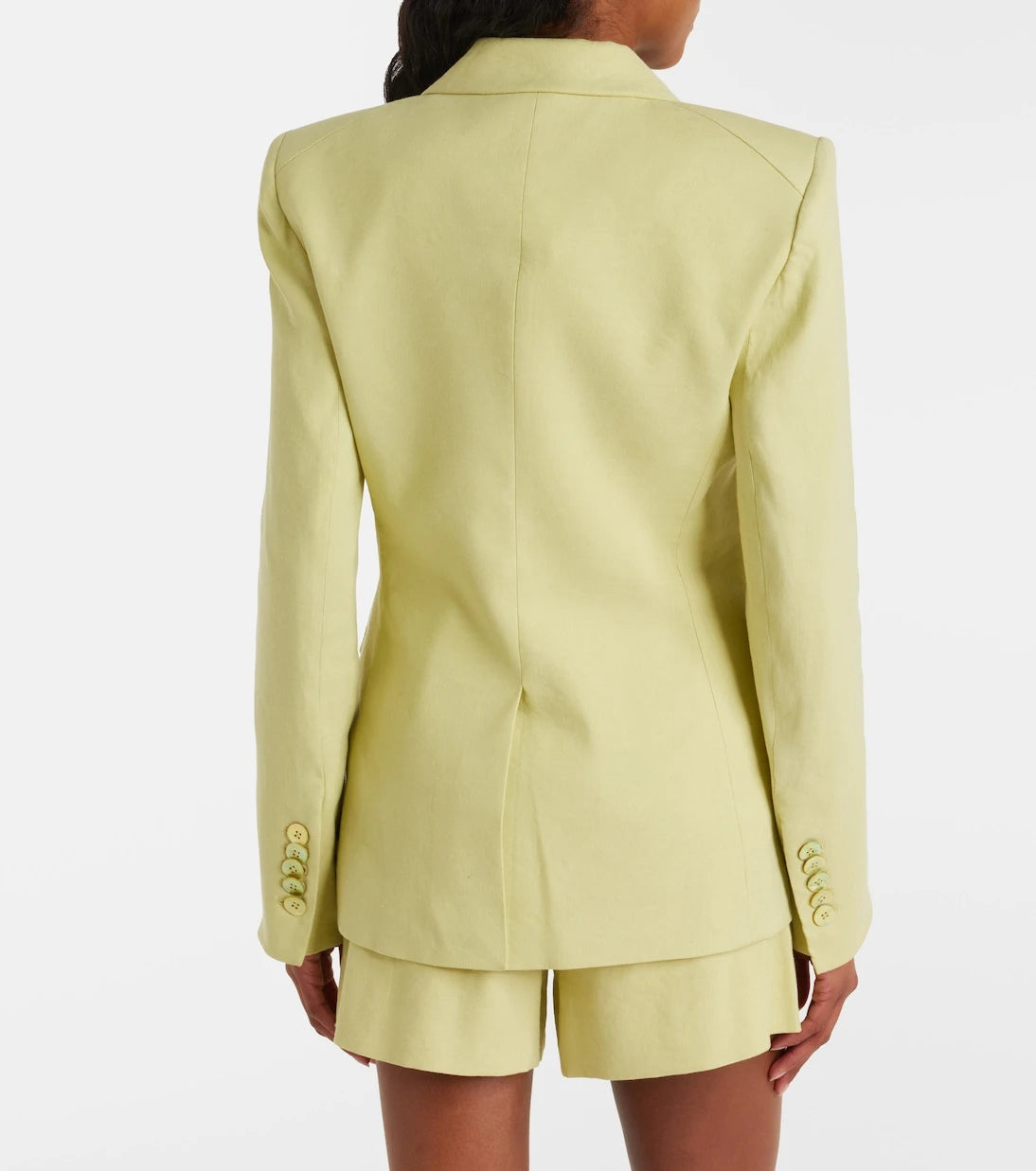 Veronica Beard - Miller kruvaze keten karışımı dimi blazer