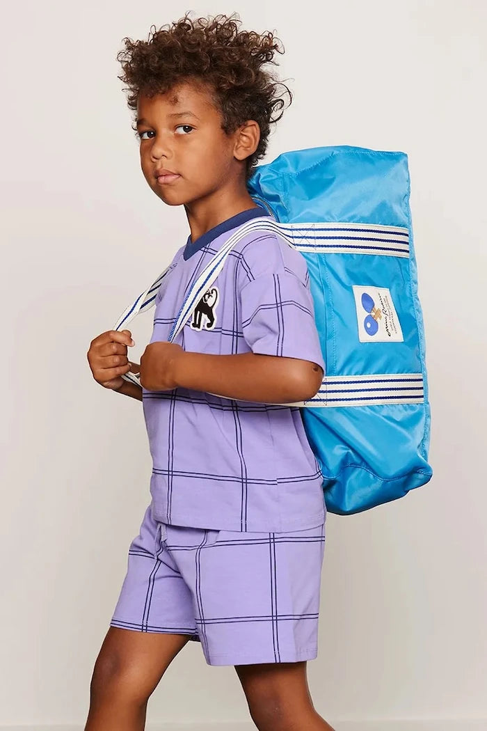 Mini Rodini çocuk pamuklu şort Check