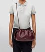 LOEWE Burgundy Leather Flamenco Purse