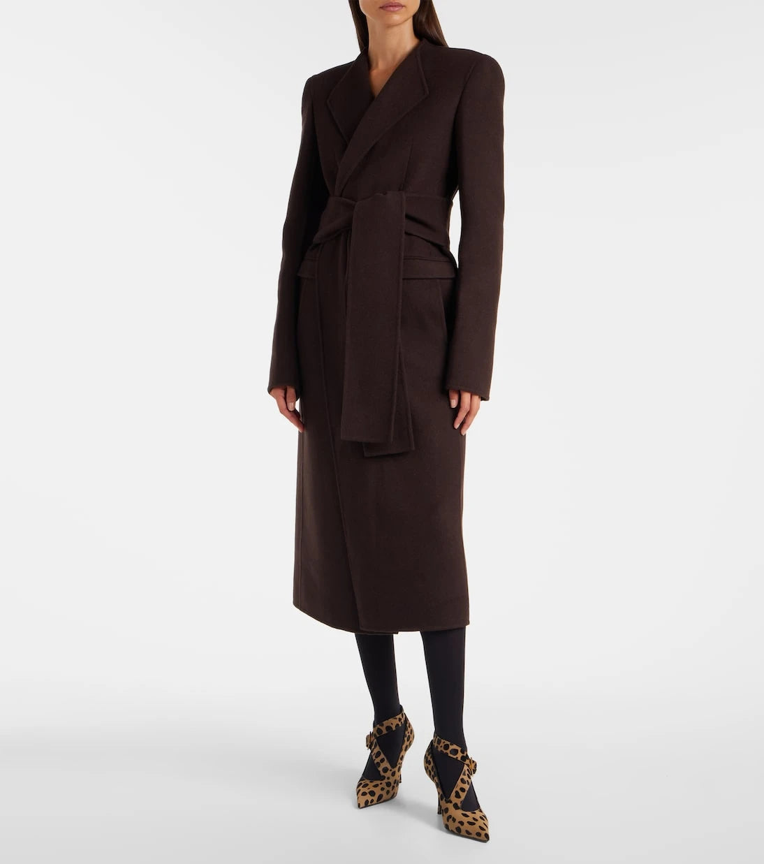 Khaite - Jelson wool wrap coat