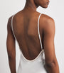 Gilda & Pearl Ivory Silk Girl Loves Pearl Long Slip Dress