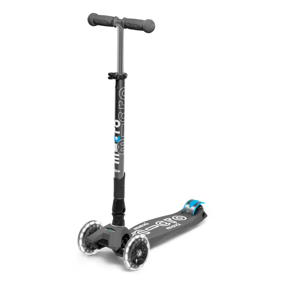 Micro - Maxi Foldable LED Scooter | Grey