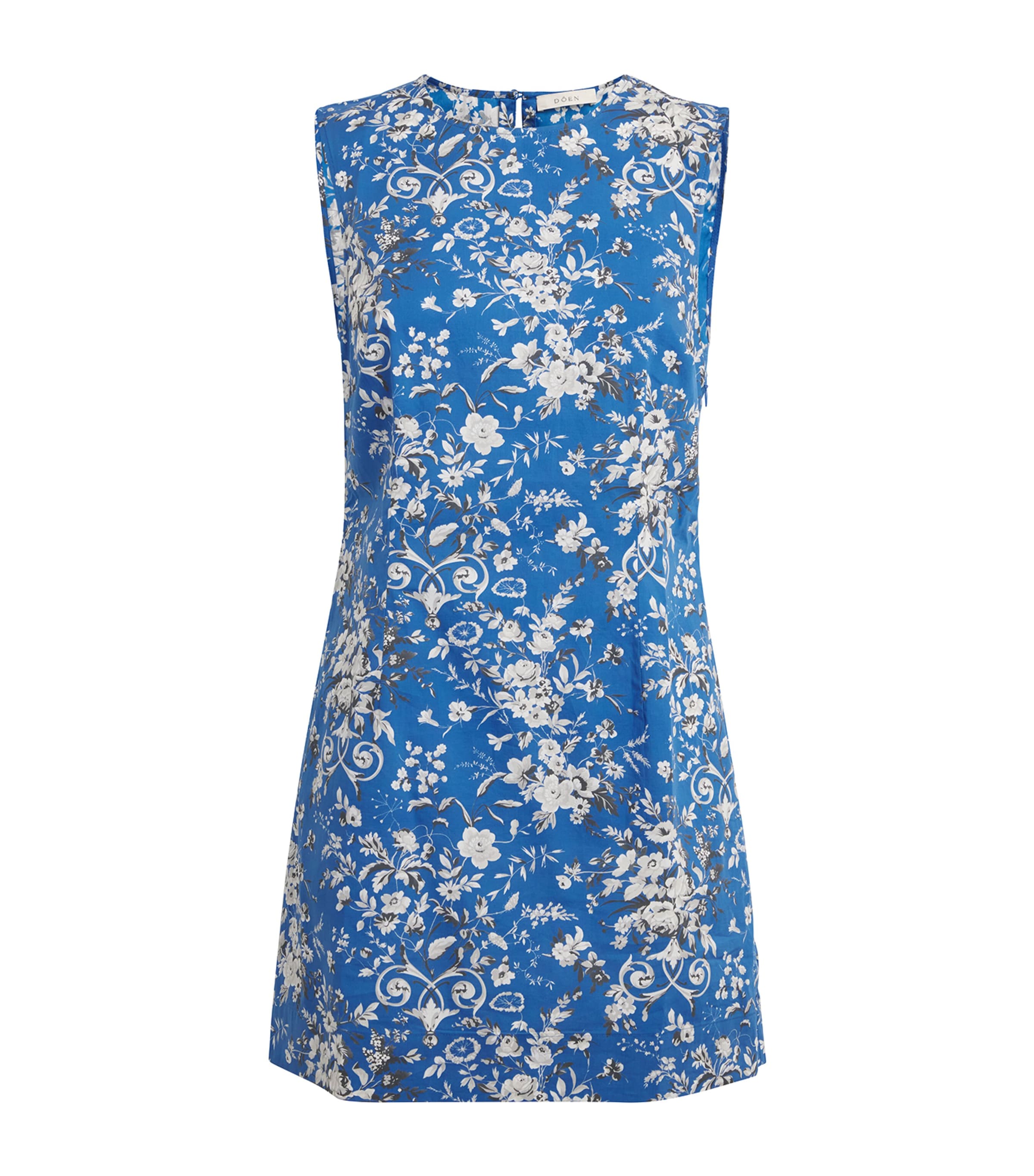DÔEN Blue Floral Adele Mini Dress