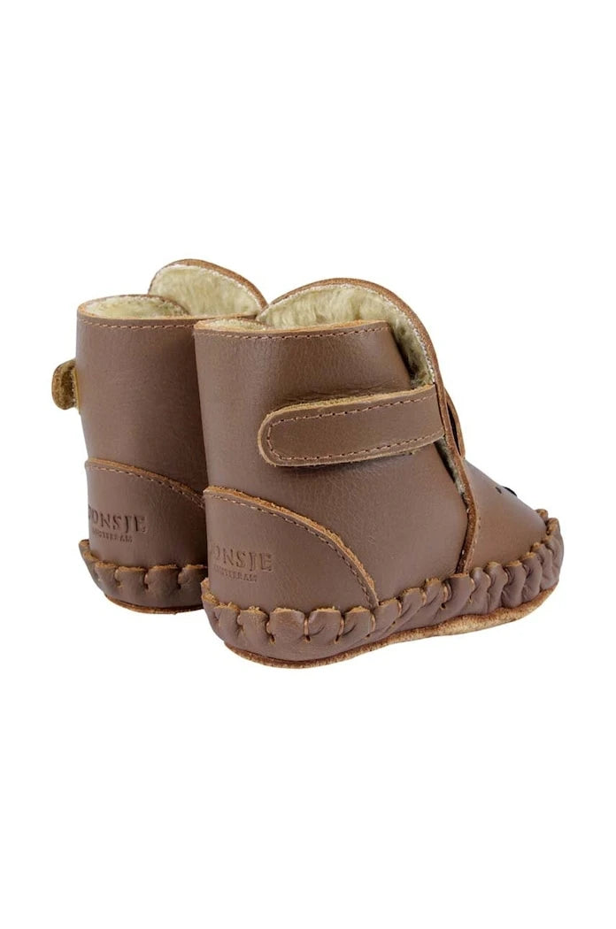 Donsje Kapi Classic Booties Bear Bebek Deri Ayakkabı
