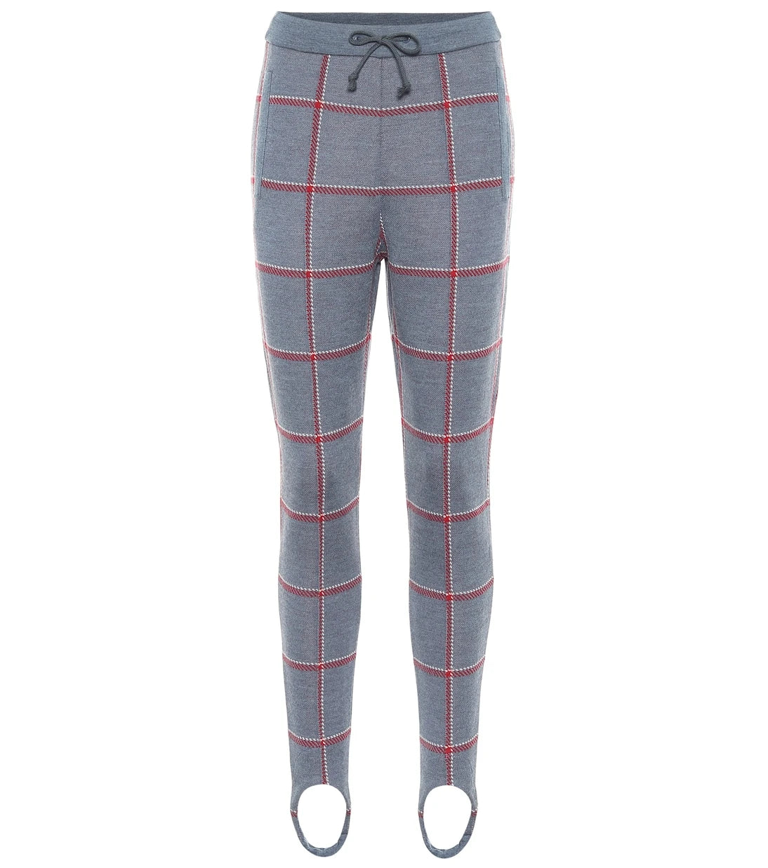 Undercover - Checked wool stirrup pants