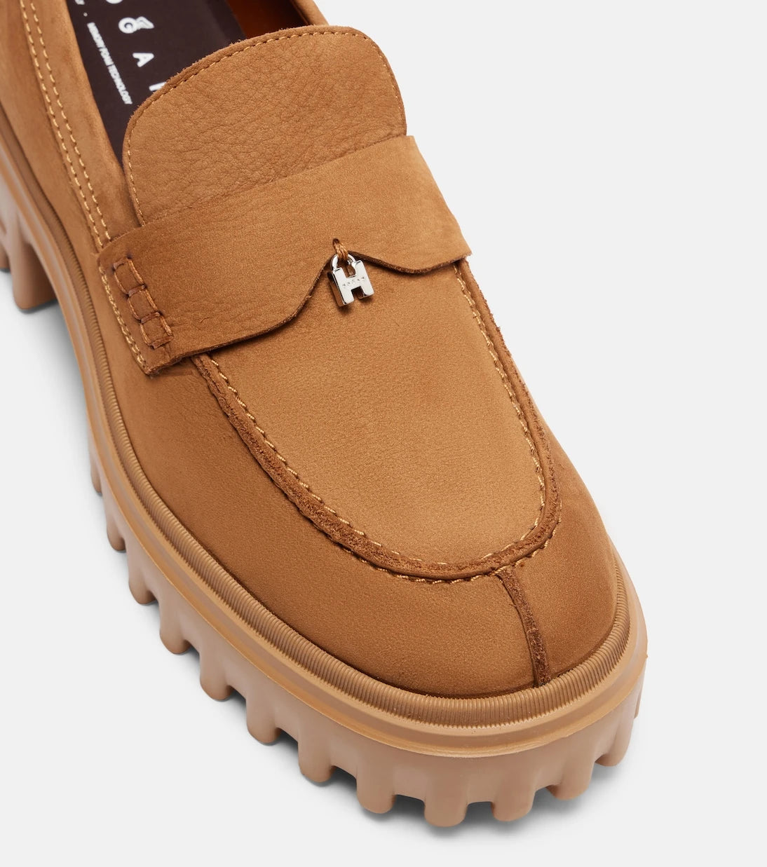 Hogan - H700 leather platform loafers
