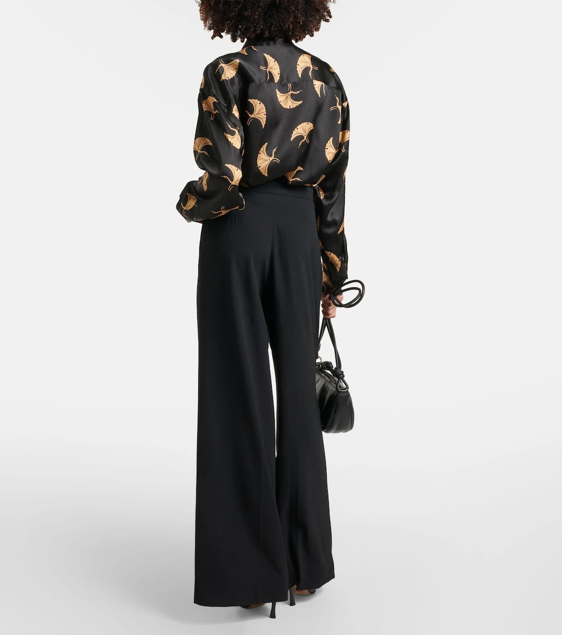 Dries Van Noten - Pleated wool-blend pants