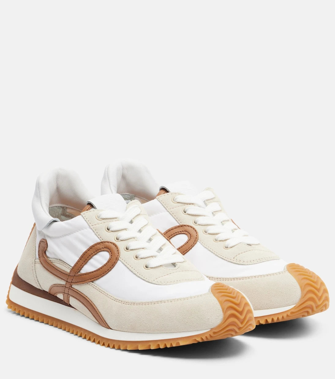 Loewe - Ballet Runner 2.0 suede-trimmed sneakers