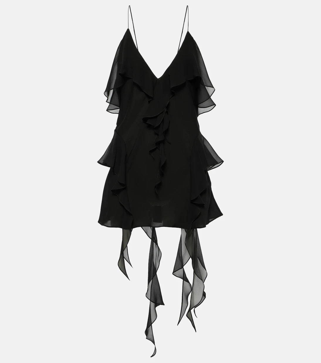 Khaite - Piet ruffled silk chiffon top