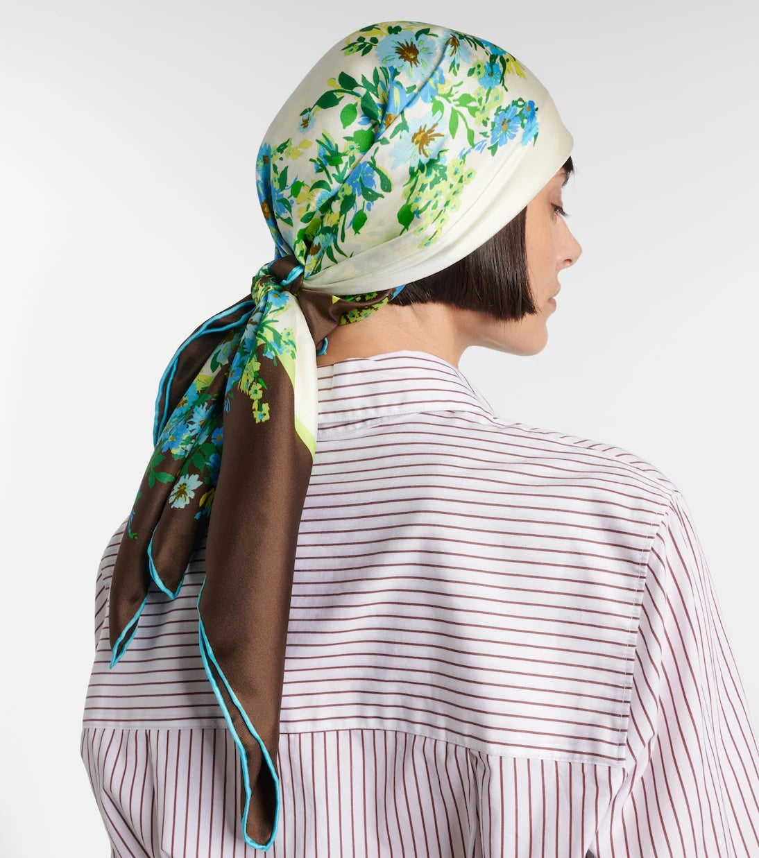 Alémais - Floral silk scarf