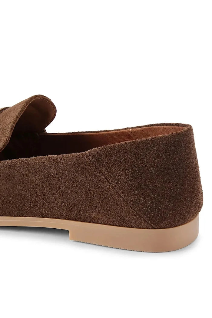Kurt Geiger London Kadın Süet Loafer Kurt Charm Loafer Brown