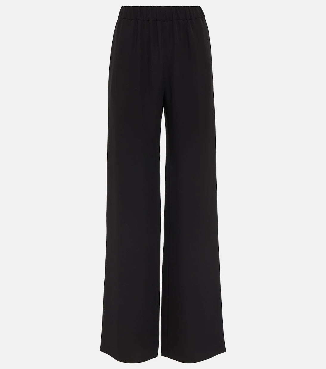 Valentino - Mid-rise silk wide-leg pants