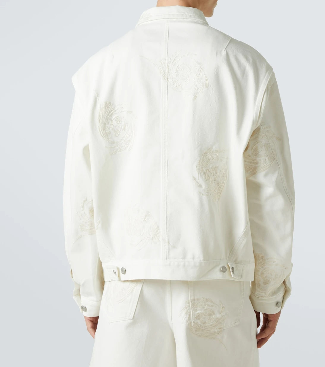 Dries Van Noten - Embroidered denim jacket