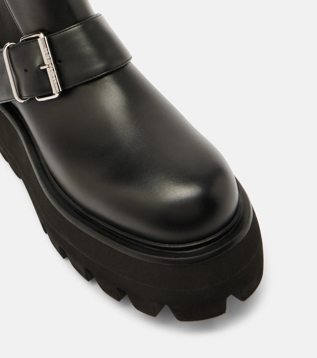 McQueen - Sofa Buckle leather ankle boots
