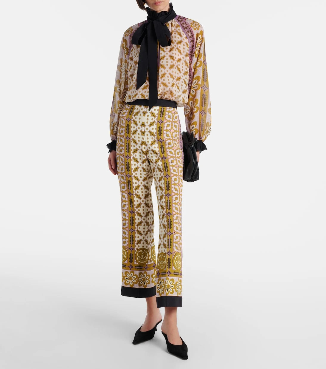 La DoubleJ - Printed straight pants