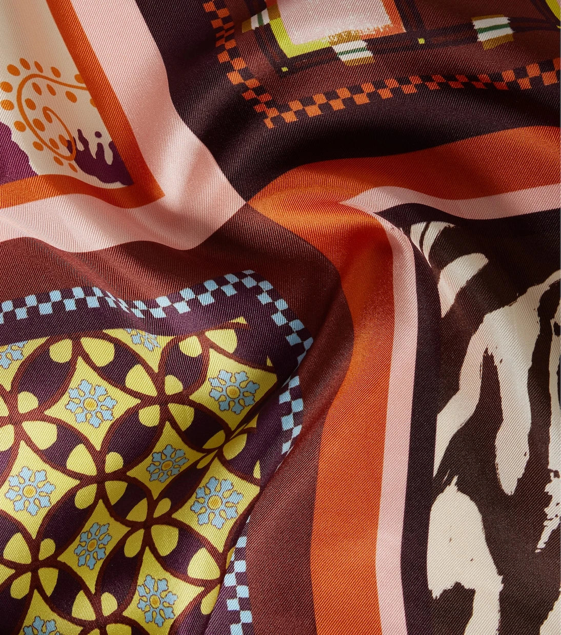 Alémais - Wilson printed silk twill scarf