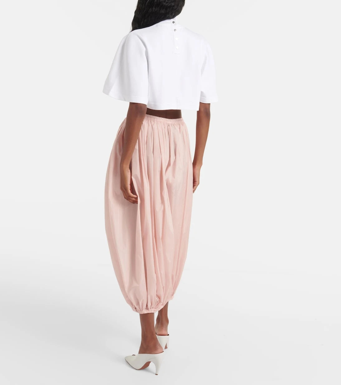 Alaïa - Cotton turtleneck top