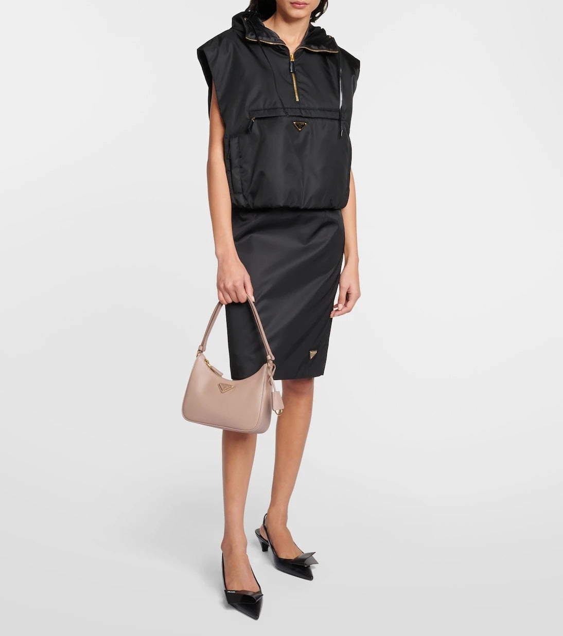 Prada - Re-Edition Mini leather shoulder bag