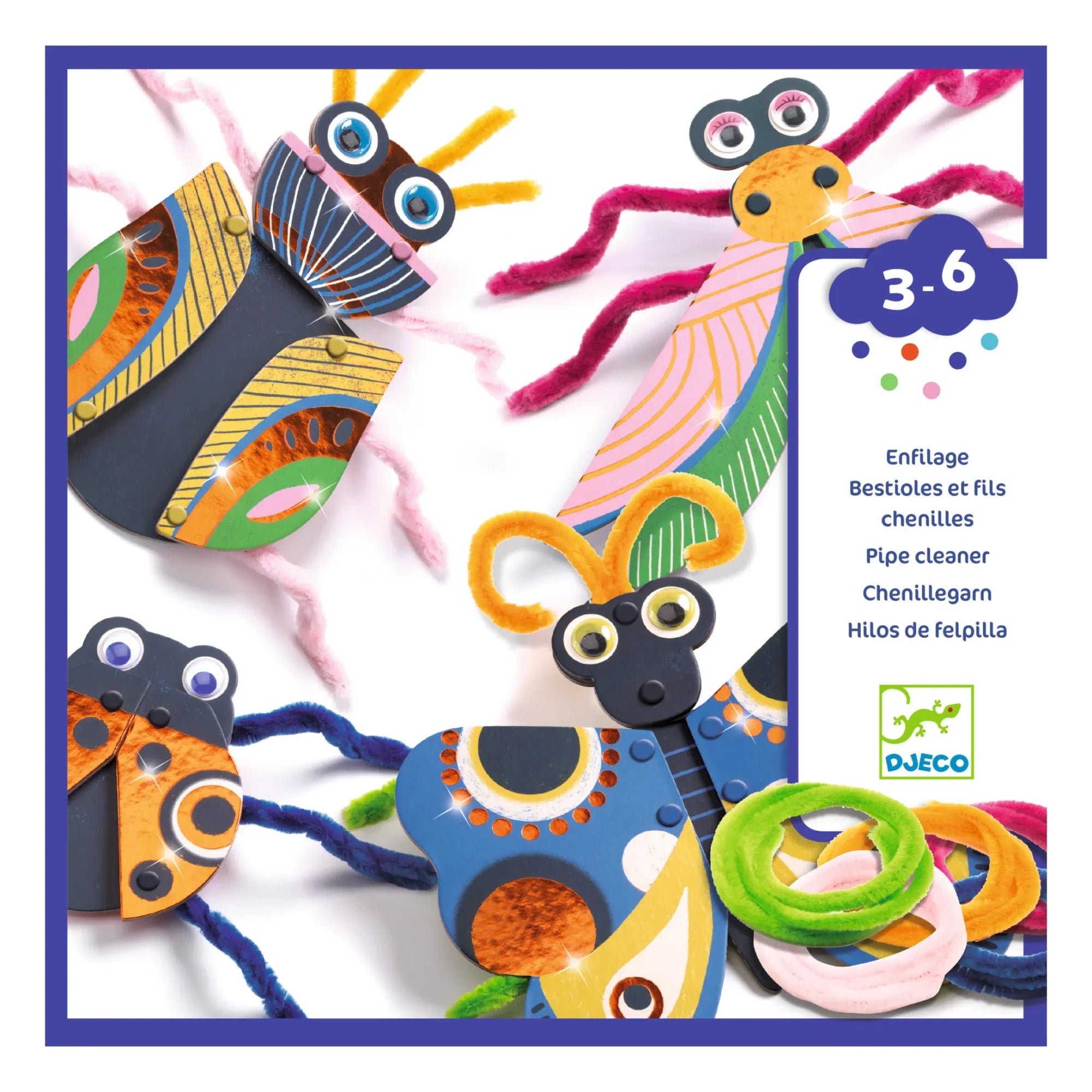 Djeco - Pipe Cleaner Critters