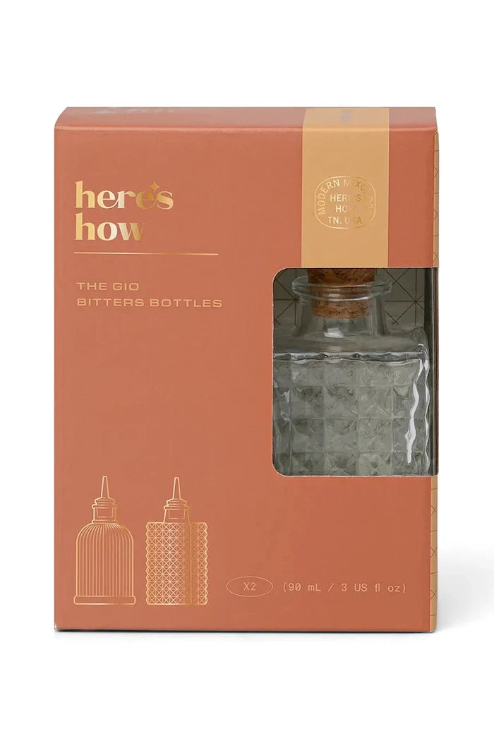 Here's How The Gio Bitters Bottles 90 ml (2 Parça) Bitter İçkiler İçin Barmen Şişeleri Seti