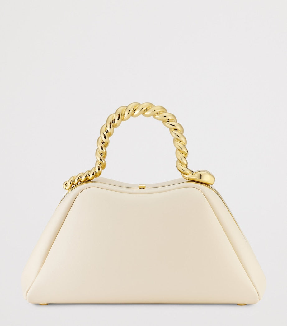 White x Geraldine Guyot Small Calfskin Serpentine Top-Handle Bag
