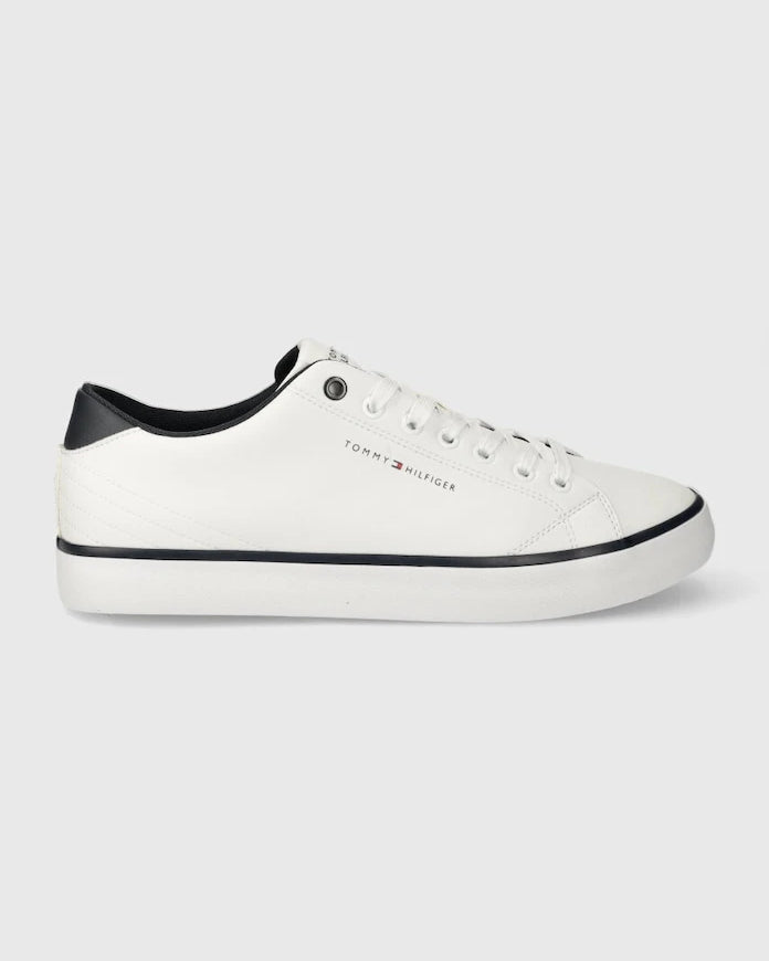 Tommy Hilfiger TH HI VULC CORE LOW LEATHER ESS Deri Spor Ayakkabı