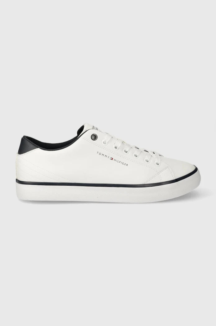 Кожени кецове Tommy Hilfiger TH HI VULC CORE LOW LEATHER ESS