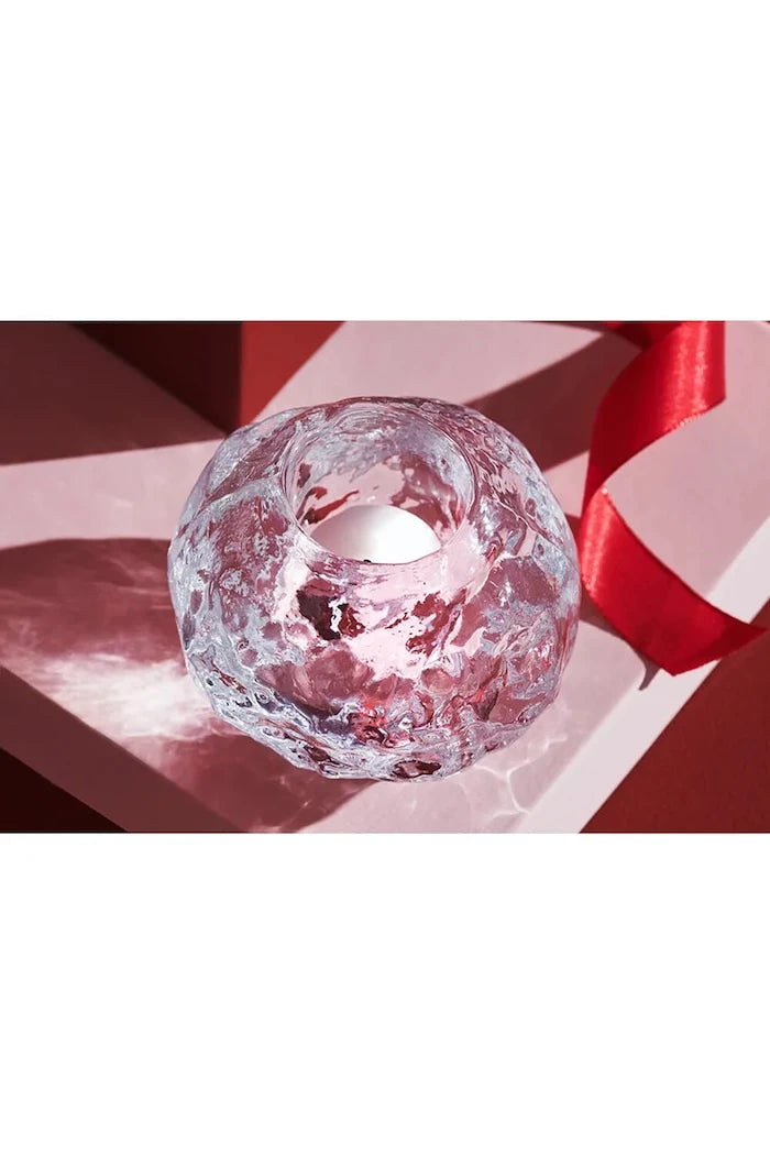Декоративен свещник Kosta Boda Snowball 9 cm