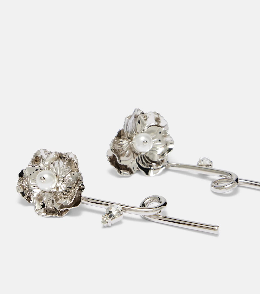 Simone Rocha - Crystal-embellished faux pearl earrings