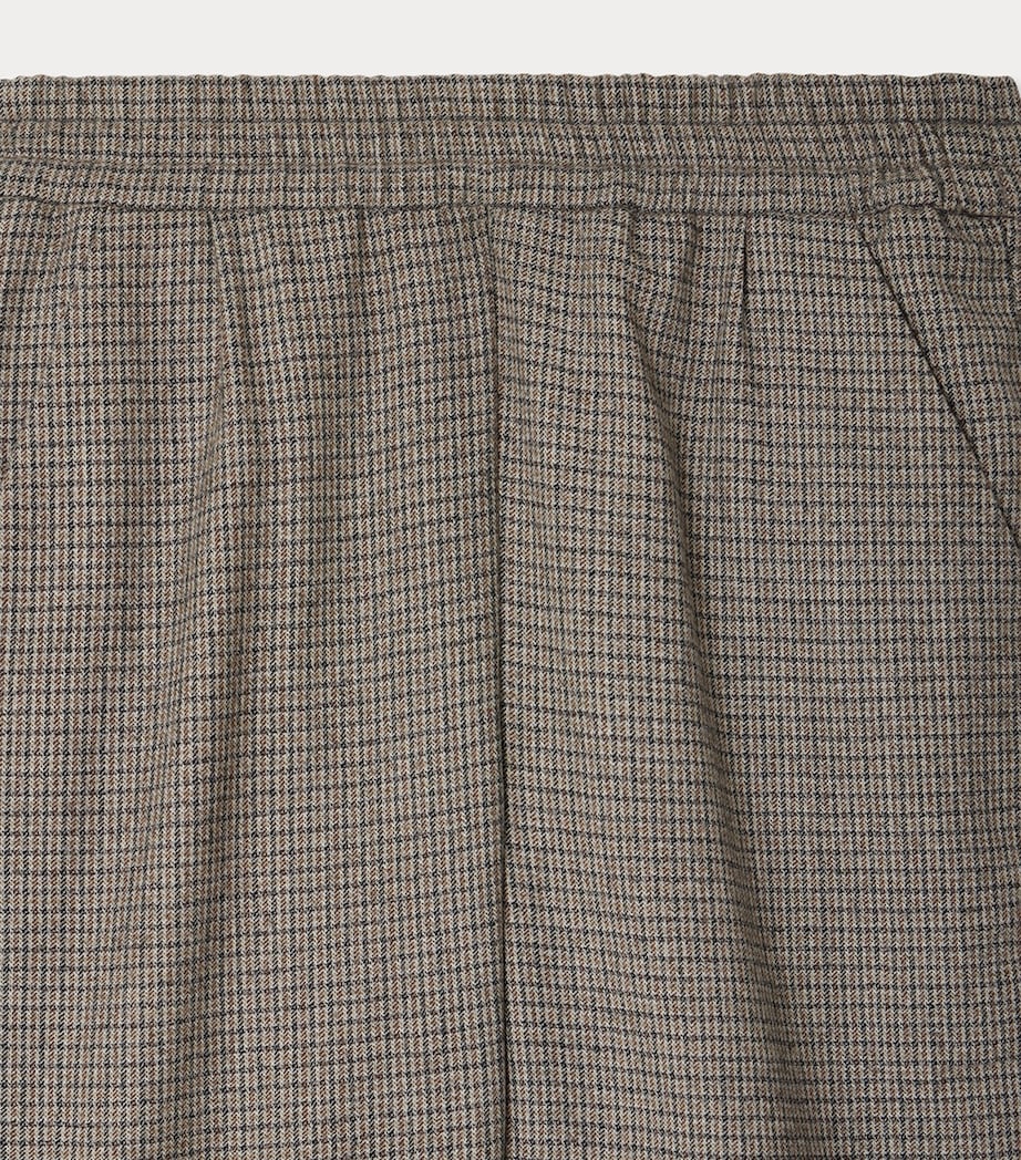 Wool-Blend Check Jones Trousers (4-8 Years)