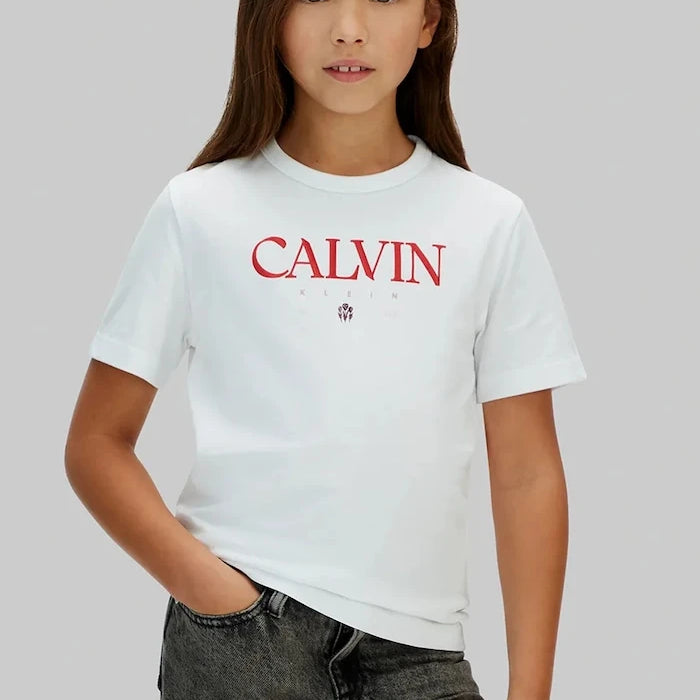 Детска памучна тениска Calvin Klein Jeans