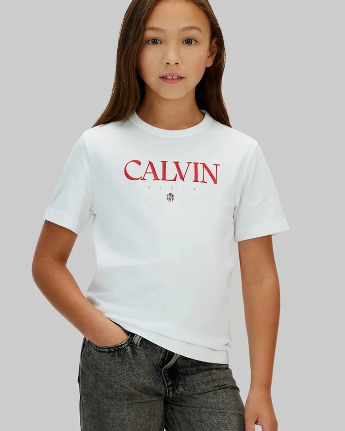 Calvin Klein Jeans Çocuk Pamuklu Tişört