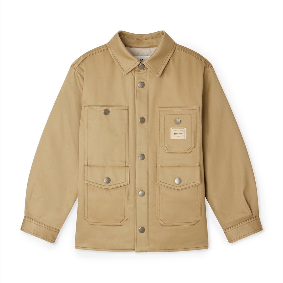 Cotton Pocket-Detail Jacket (4-8 Years)