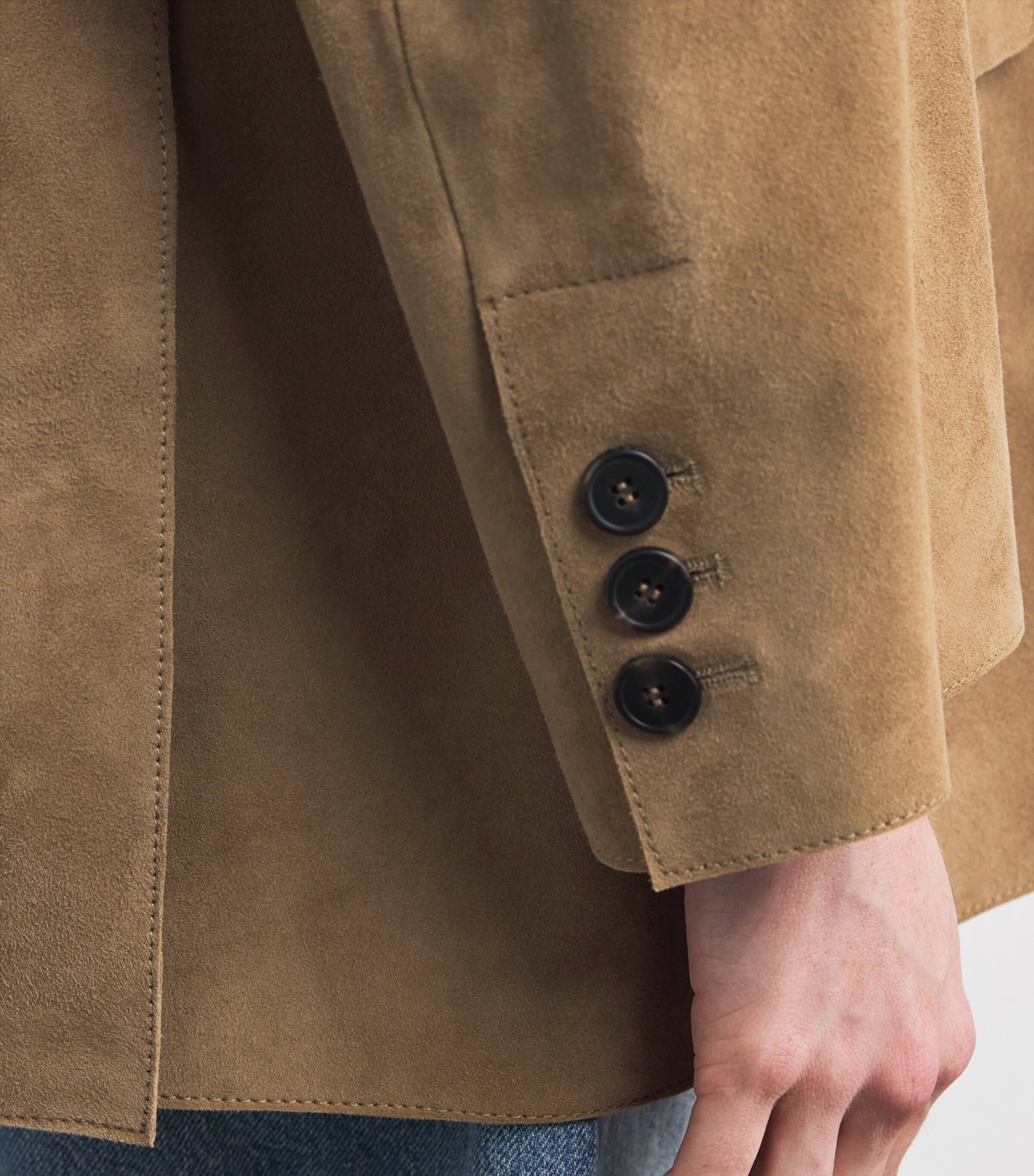 Weekend Max Mara Beige Suede Blazer