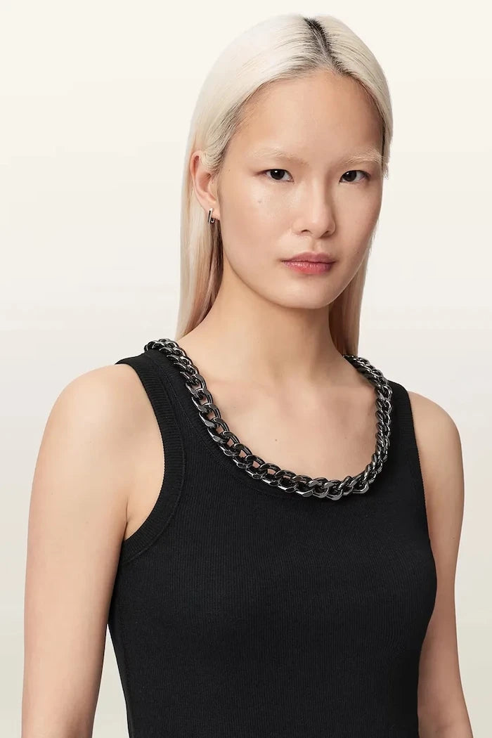 AllSaints топ дамски с памук LUCY