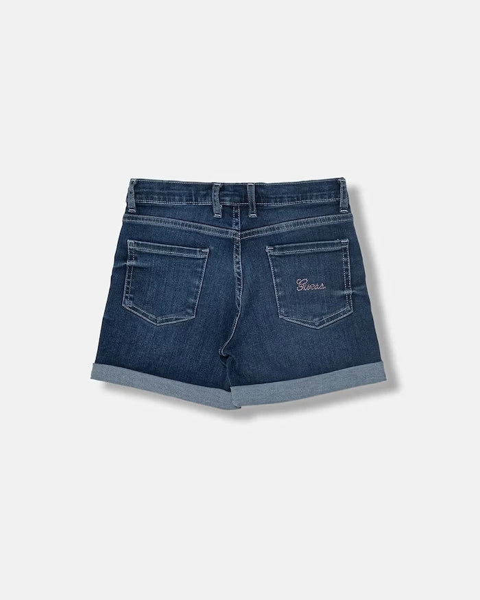 Guess çocuklar için denim kısa pantolon