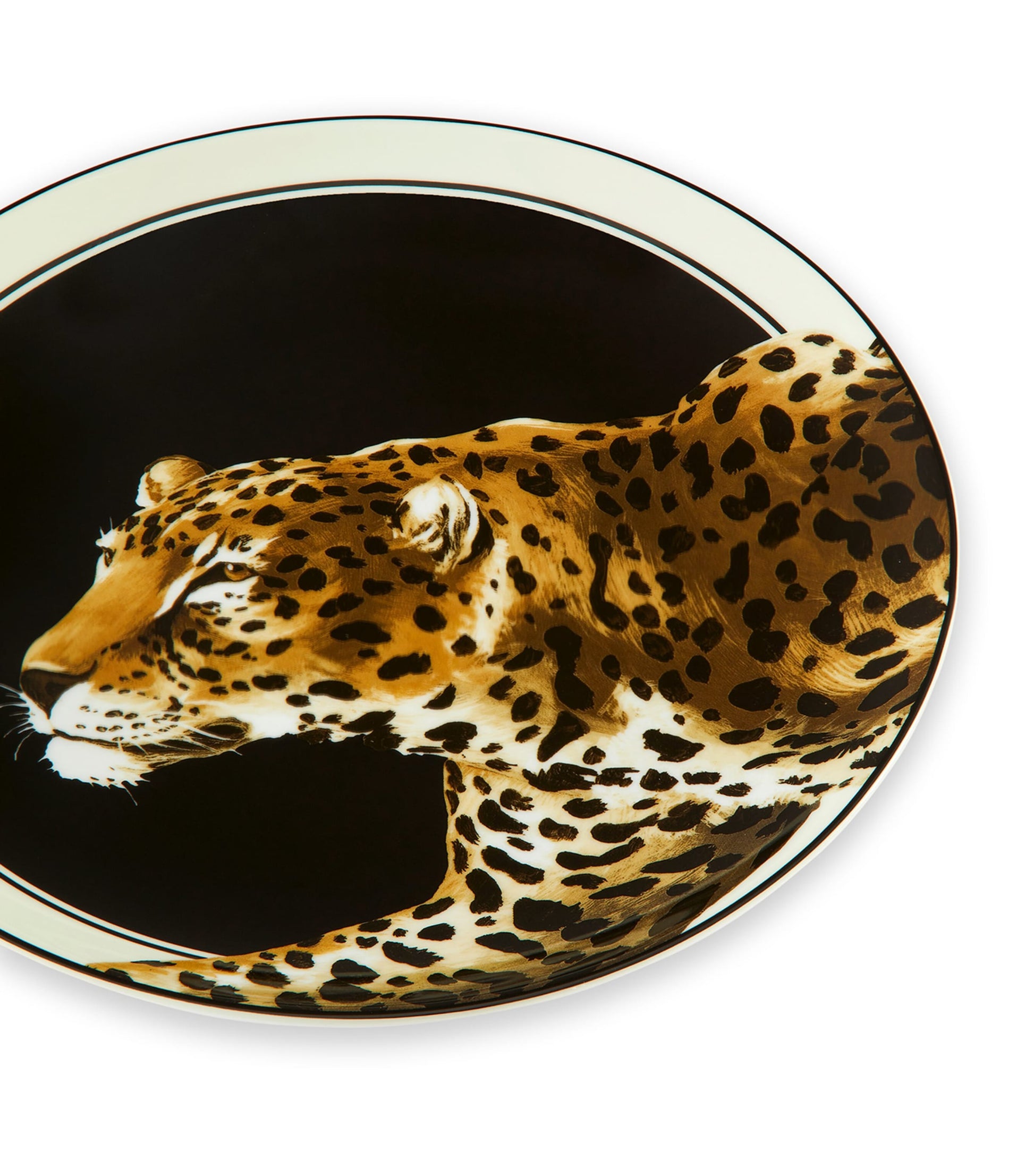 Dolce & Gabbana Casa Set of Two Leopard Dinner Plates (26cm)