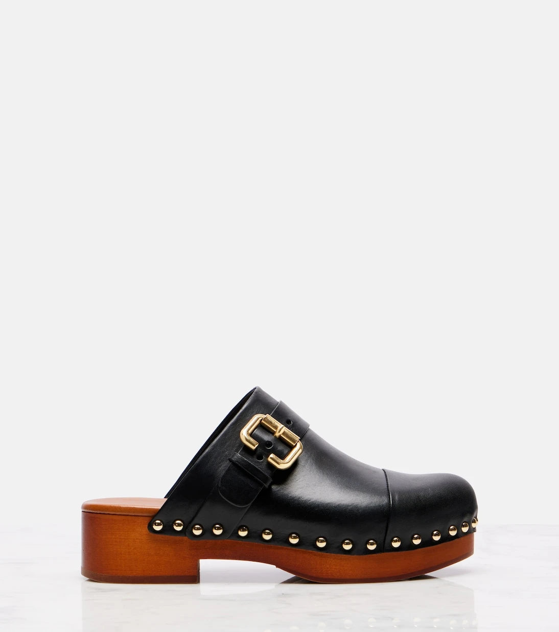 Chloé - Jeannette embellished leather clogs