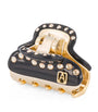 Alexandre de Paris Gold-Plated Crystal-Embellished Claw Hair Clip