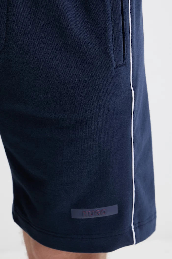 HUGO erkek pamuklu elastanlı kısa eşofman şortu PALO SHORTS