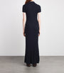 Polo Ralph Lauren Navy Cotton Cable-Knit Maxi Dress